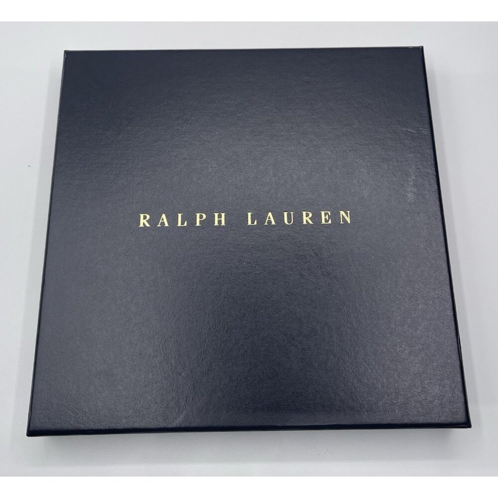 Ralph Lauren Gift Box Blue‎ 9” X 9” Classic Storage